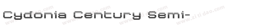 Cydonia Century Semi字体转换